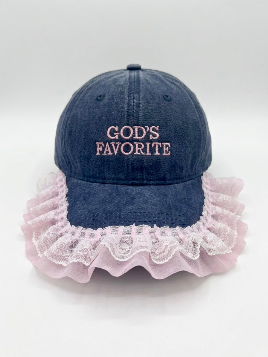 God's Favorite Custom Coquette Lace Cap