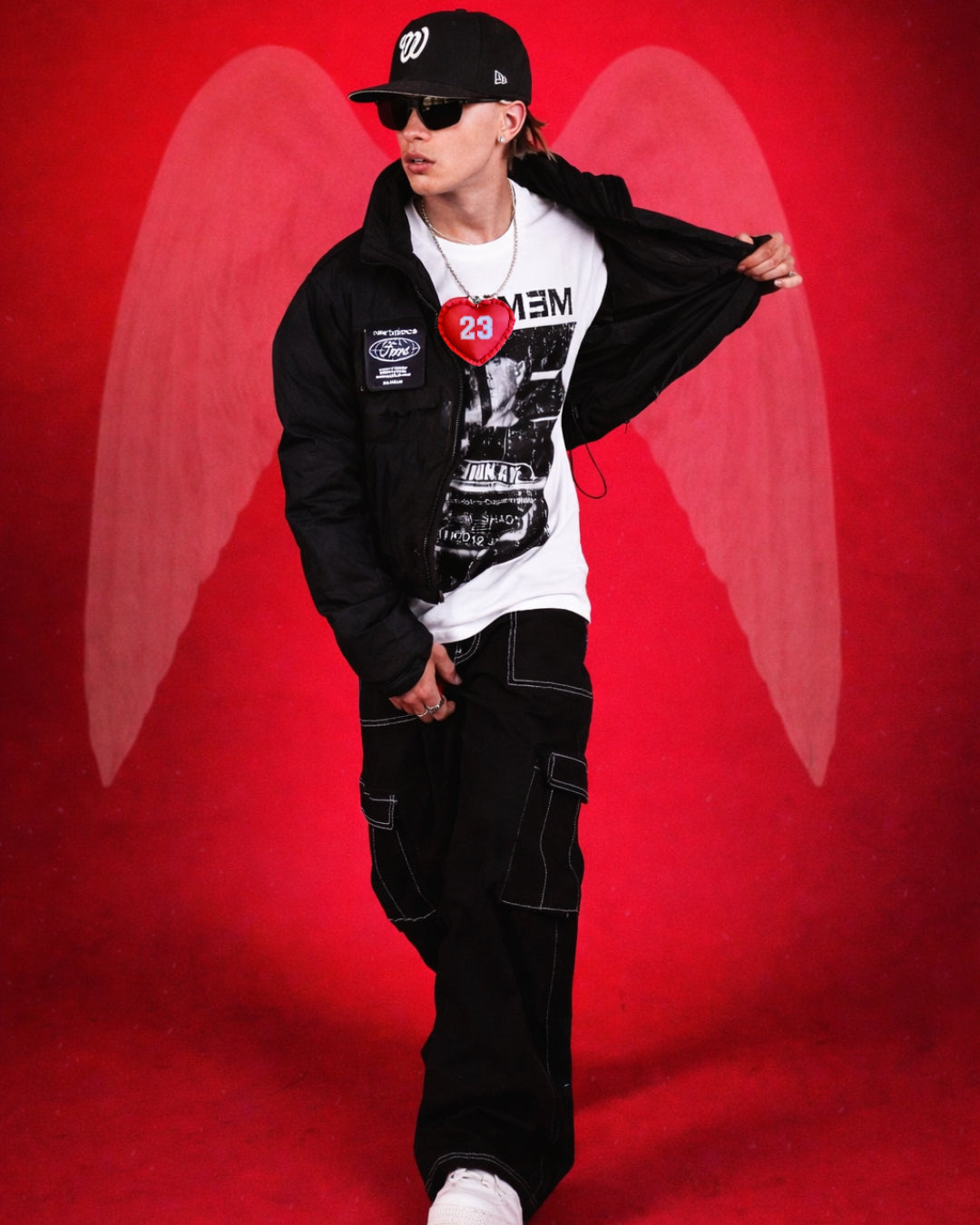 Red Spirit Jersey Heart