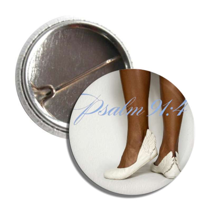 Psalm 91:4 Angel Pin
